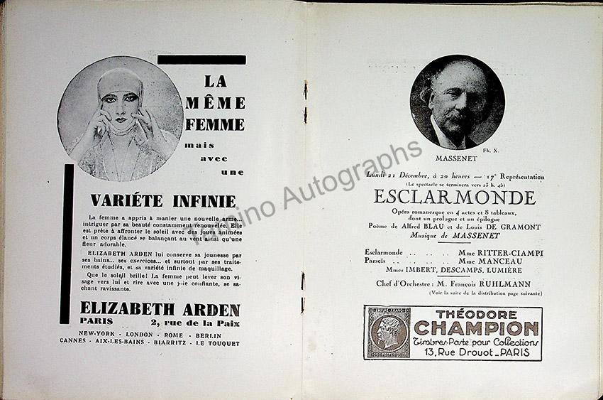 Academie Nationale de Musique et de Danse - Collection of 30+ Programs 1920-1938 - Image 27