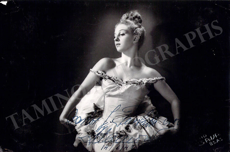 Adamowa, Adela - Signed Photograph 1948