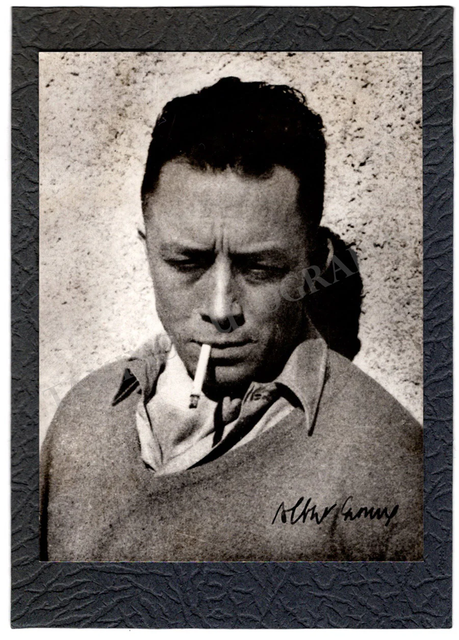 Camus, Albert - Signed Photo