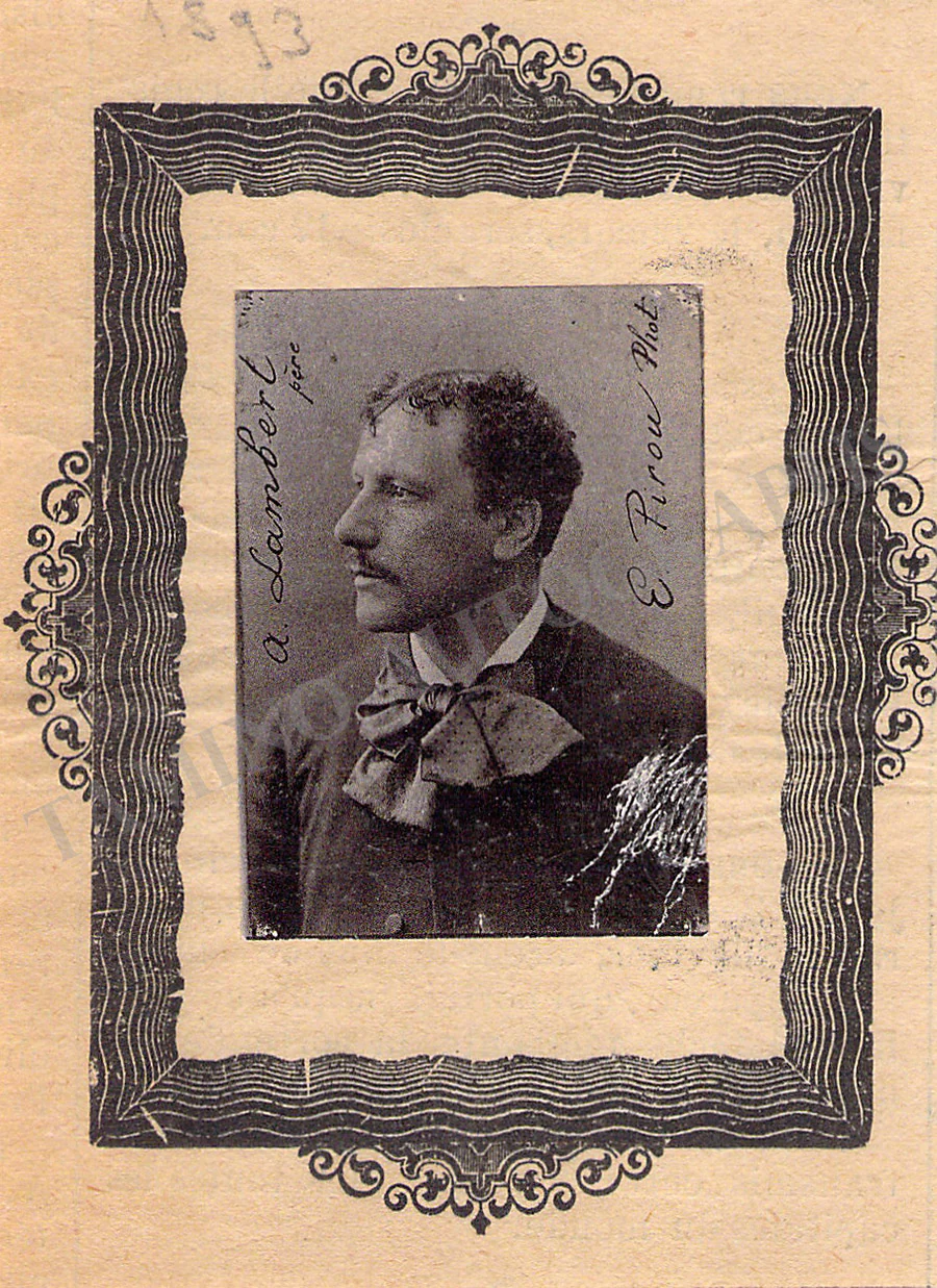Lambert, Albert - Autograph Letter Signed - Image 3