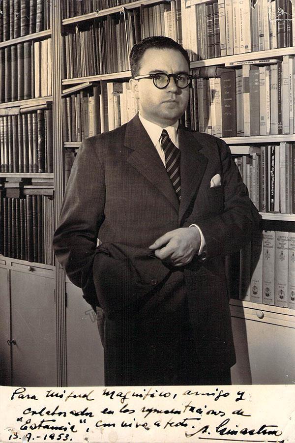 Ginastera, Alberto - Signed Photograph 1953