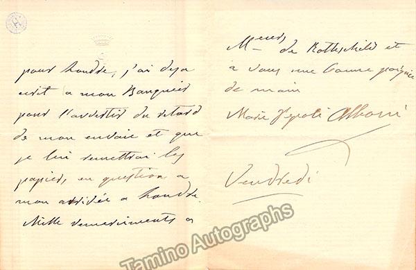 Alboni, Marietta - Lot of 6 Autograph Letters Lot + Unsigned Photo - Image 10