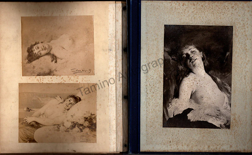 Album with 44 Nude Albumen Prints - France 1880s - Image 12