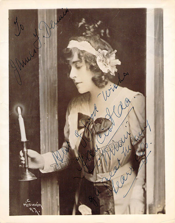 Alda, Frances - Signed Photograph in La Bohème