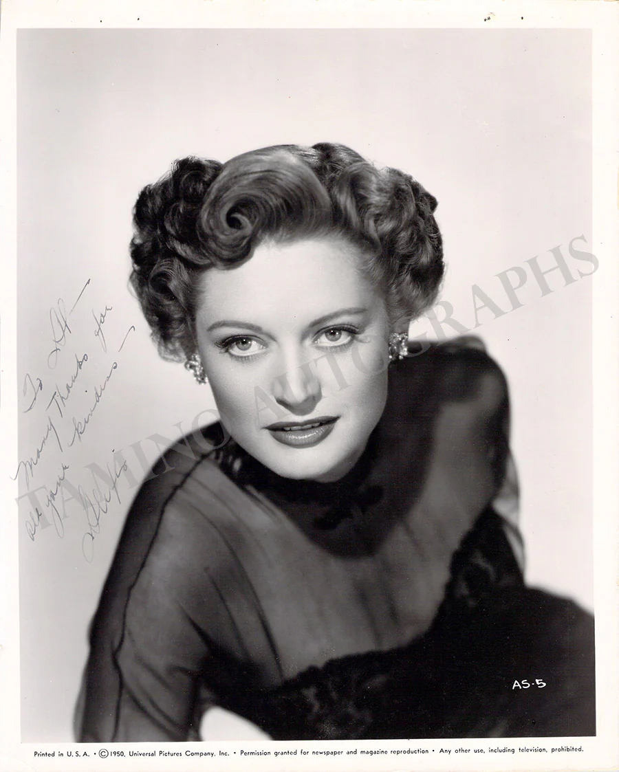 Smith, Alexis - Signed Photograph