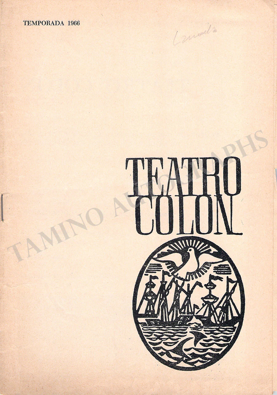 De Larrocha, Alicia - Concert Program Buenos Aires 1966 - Image 2
