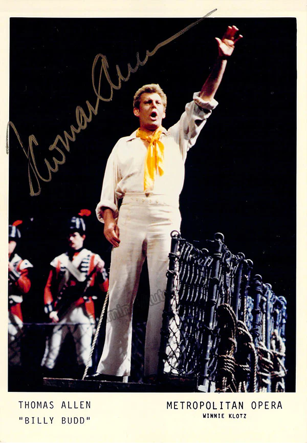 Allen, Thomas - Set of 2 signed photographs - Image 2