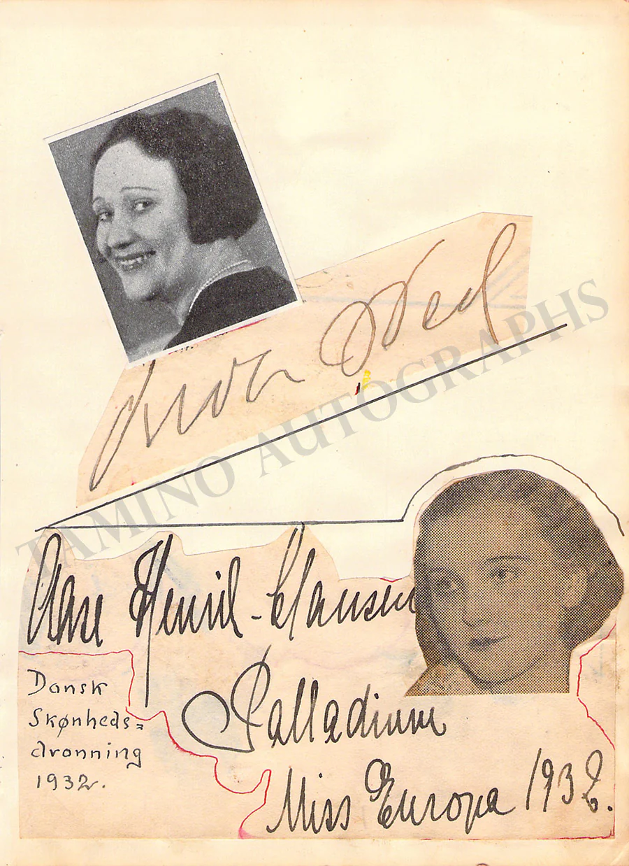 Rose, Alma - Signed Album Page 1933 - Image 2