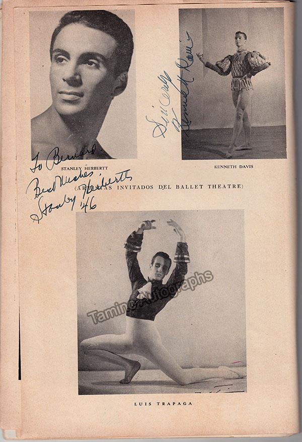Alonso, Alicia - Alonso, Fernando - Tallchief, Marjorie & Others - Signed Program Havana 1946 - Image 7
