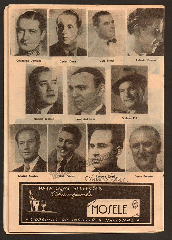 Alvary, Lorenzo - Renaux, Solange - Signed Season Booklet Teatro Municipal Rio de Janeiro 1946 - Image 4