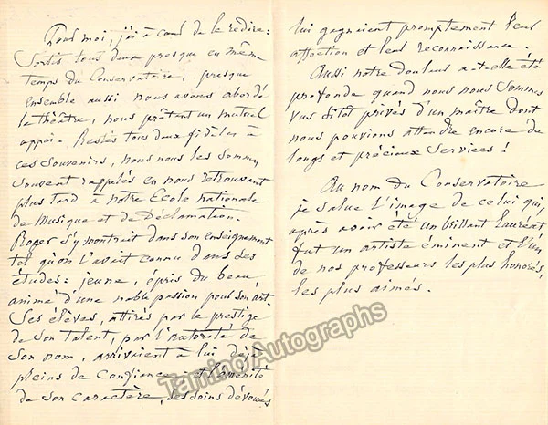 Thomas, Ambroise - Autograph Manuscripts (Various Options) - Image 18