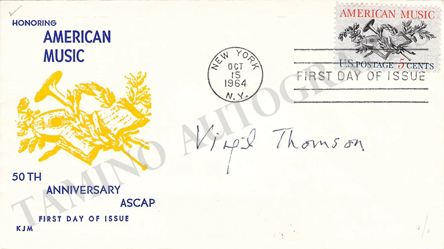 American Composers - Set of 11 Signed Envelopes - Image 11
