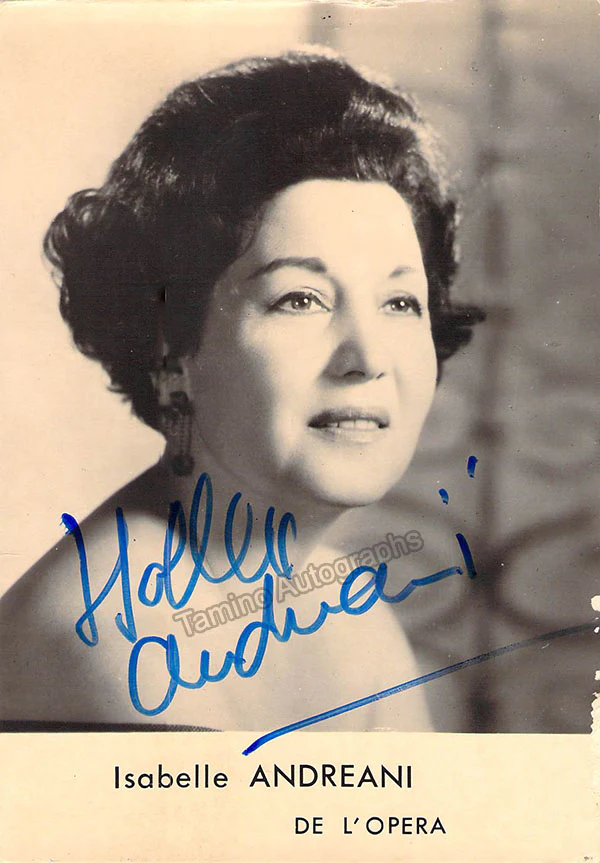 ANDREANI, Isabelle (Various Autographs) - Image 2