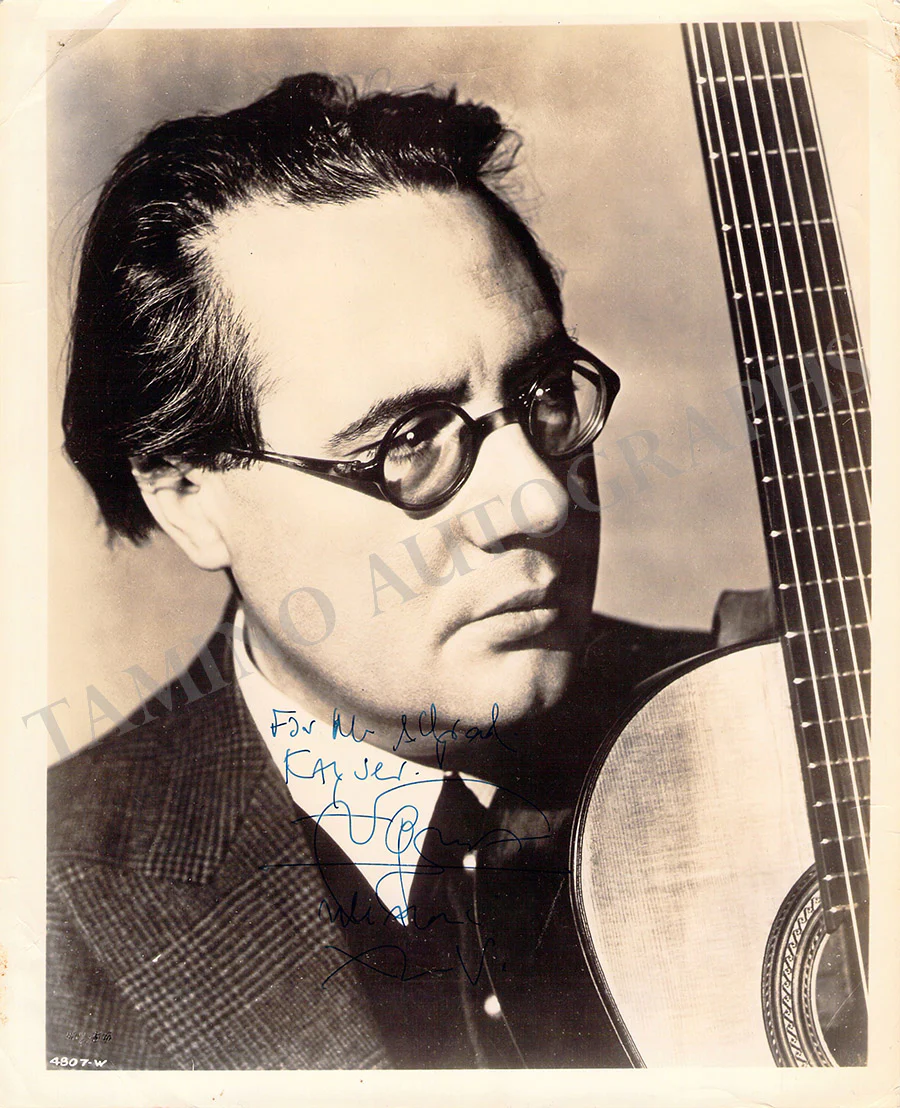 Segovia, Andres - Various Autographs - Image 2