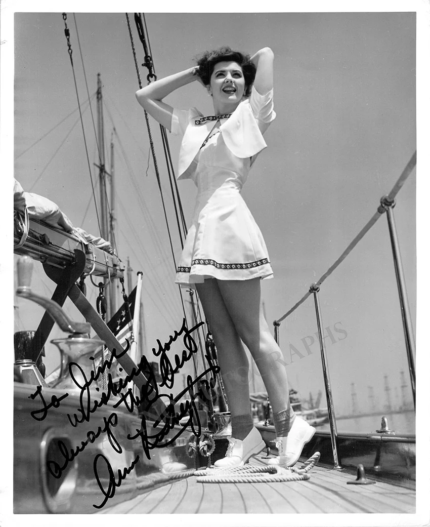 Rutherford, Ann - Signed Photograph in "Washington Melodrama"