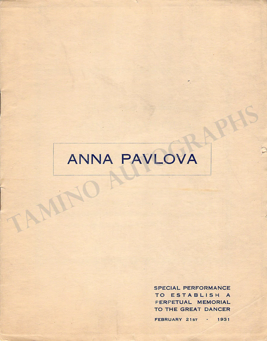 Pavlova, Anna - Unsigned Programs (various options) - Image 20