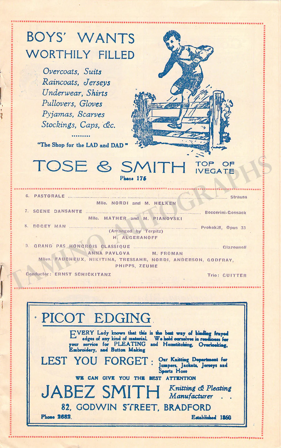 Pavlova, Anna - Unsigned Programs (various options) - Image 50