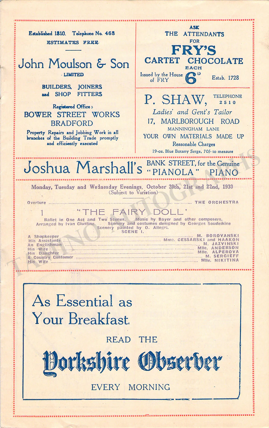 Pavlova, Anna - Unsigned Programs (various options) - Image 54