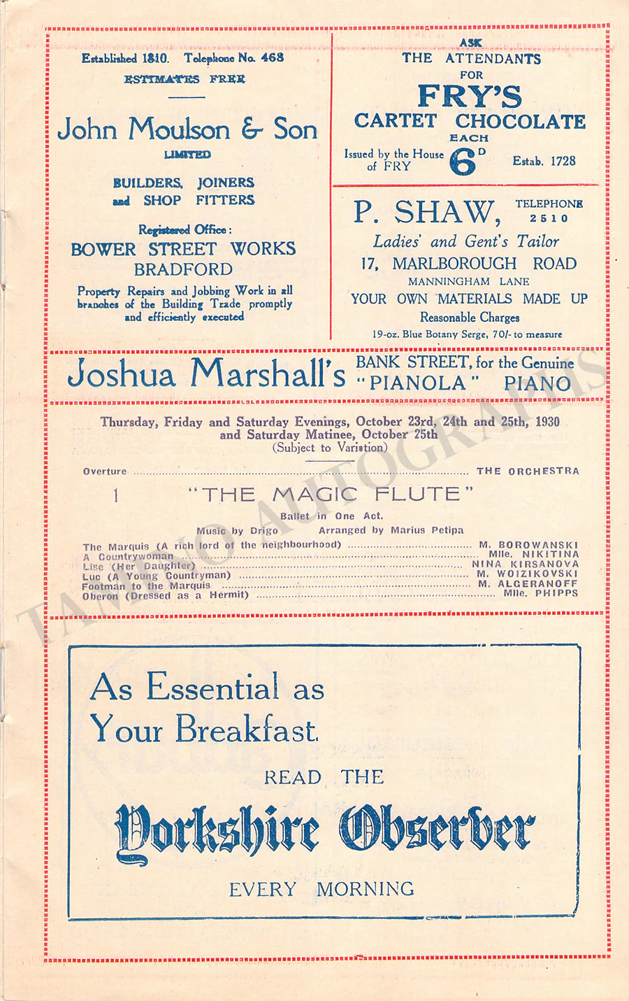 Pavlova, Anna - Unsigned Programs (various options) - Image 56