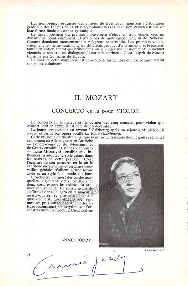 Jodry, Annie - Signed Page