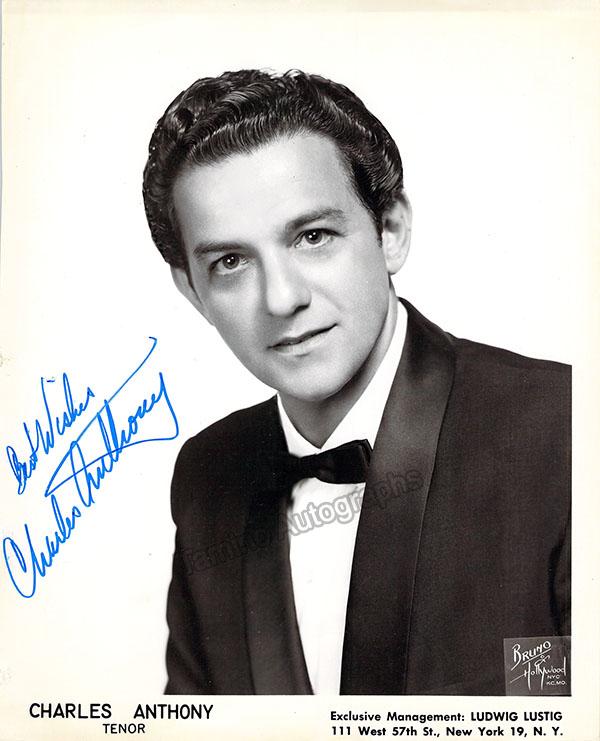 ANTHONY, Charles (Various Autographs) - Image 3
