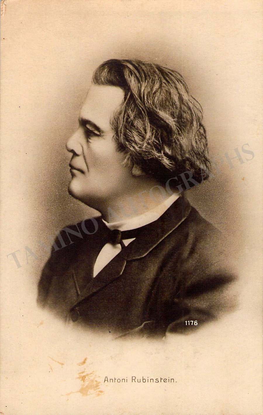 Rubinstein, Anton - Signed Card - Image 2