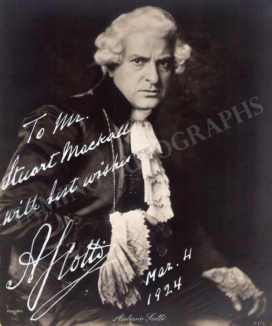 Scotti, Antonio - Various Autographs - Image 11