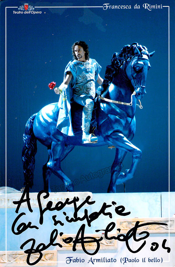 ARMILIATO, Fabio (Various Autographs) - Image 2