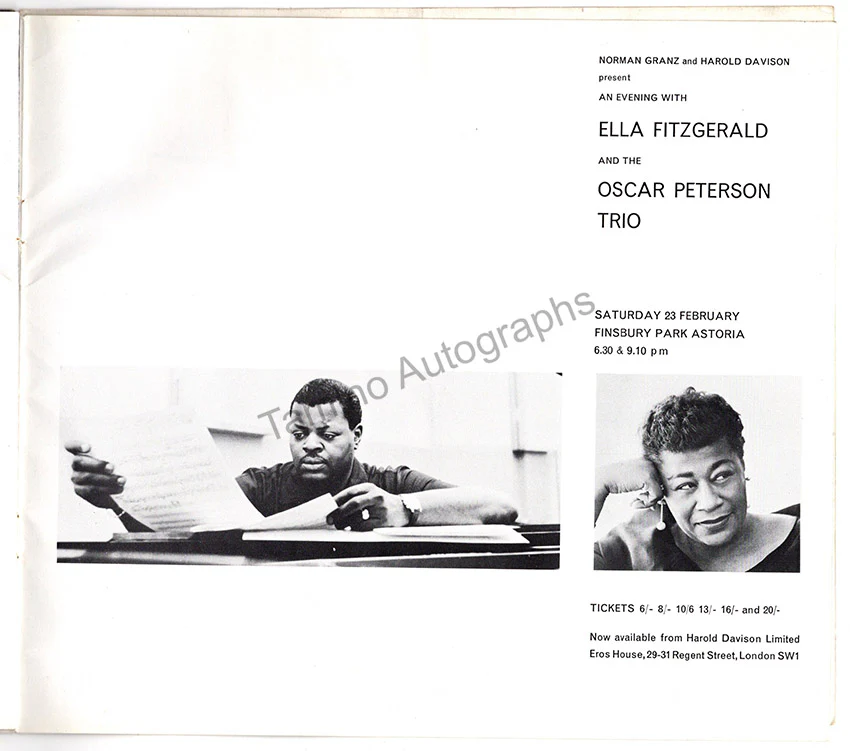 Armstrong, Louis & Band - Signed Brochure - Image 3
