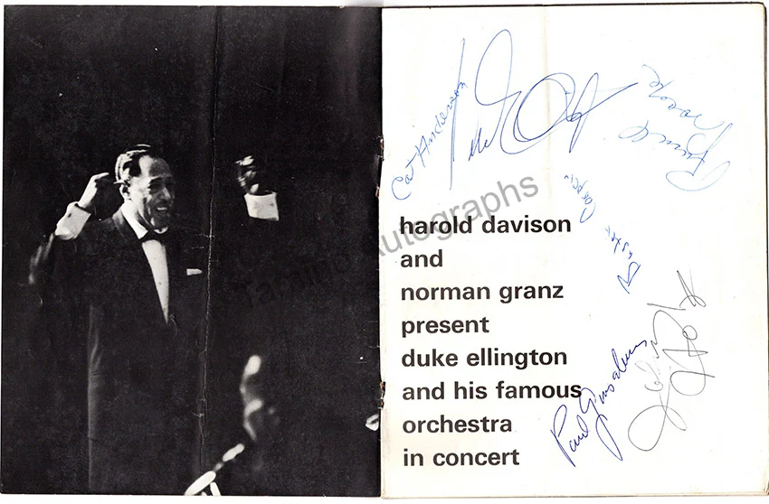 Armstrong, Louis & Band - Signed Program