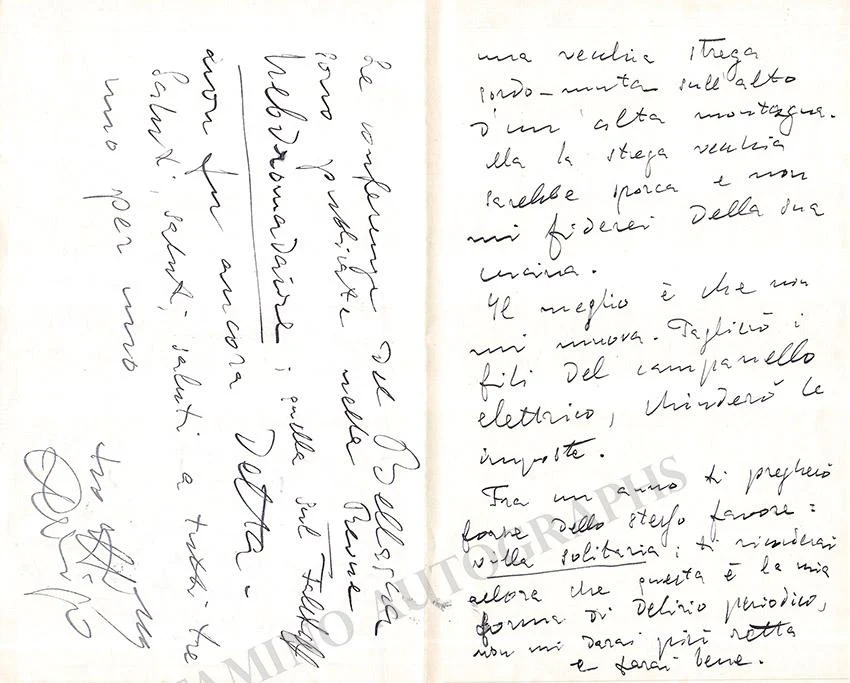 Boito, Arrigo - Autograph Letter Signed 1911 - Image 2