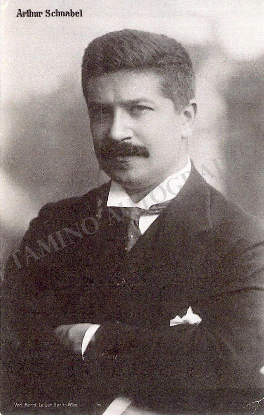 Schnabel, Artur - Signed Card - Image 2