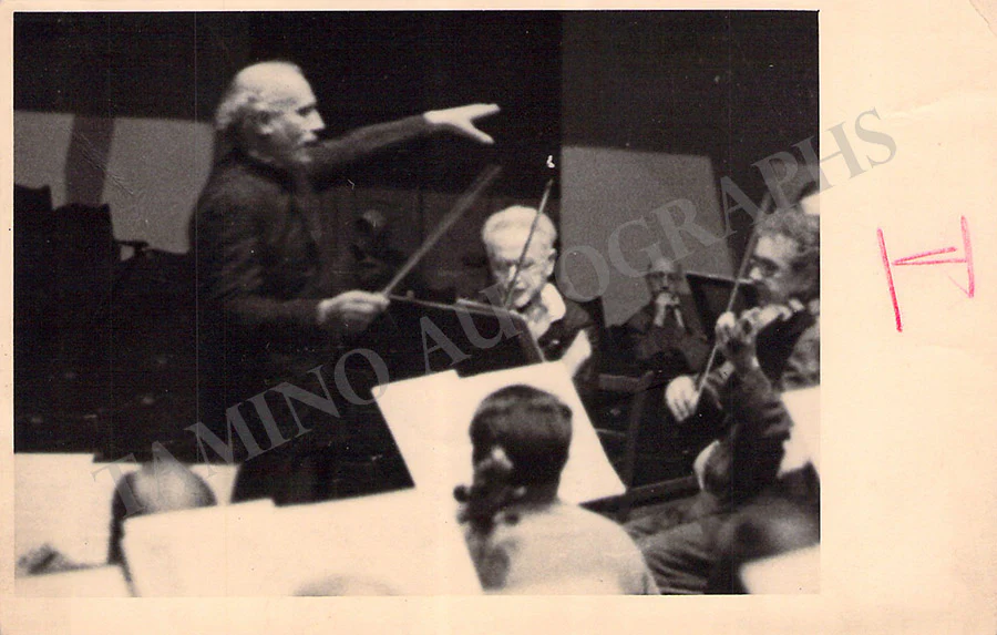 Toscanini, Arturo - Autograph Music Quote Turandot 1927 - Image 2