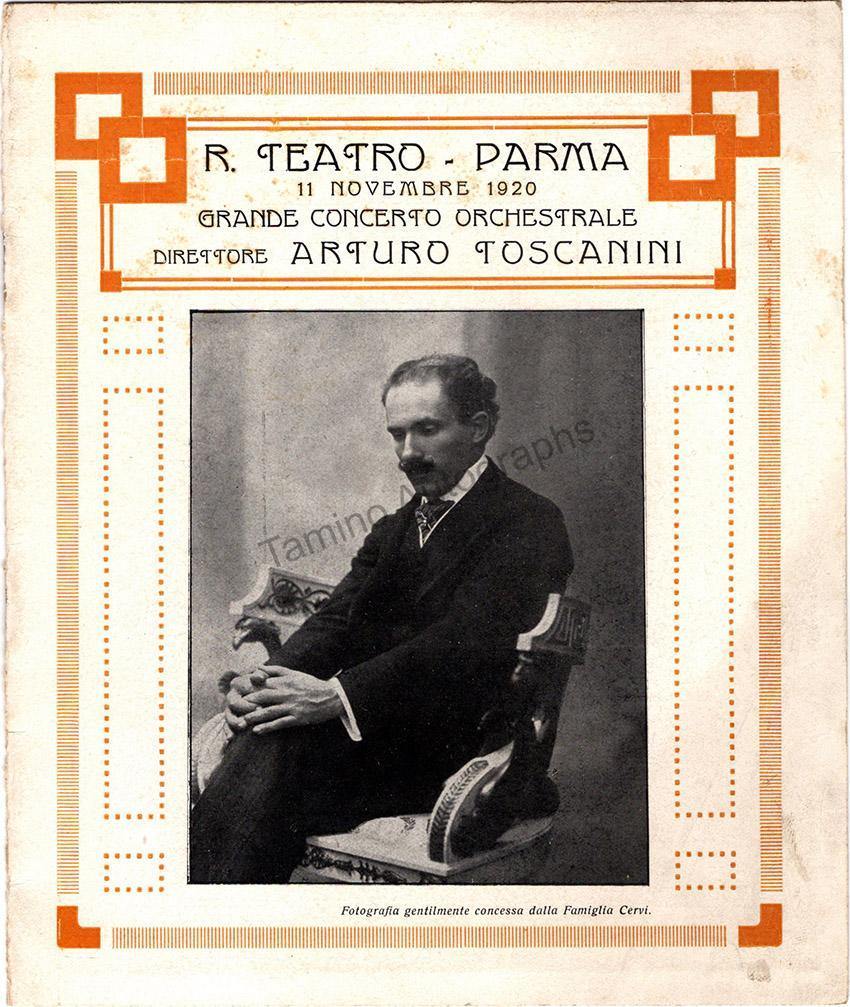 Toscanini, Arturo - Program and Playbill Collection 1915-1930 - Image 21