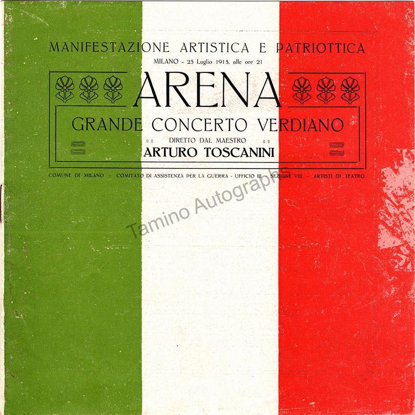 Toscanini, Arturo - Program and Playbill Collection 1915-1930 - Image 23