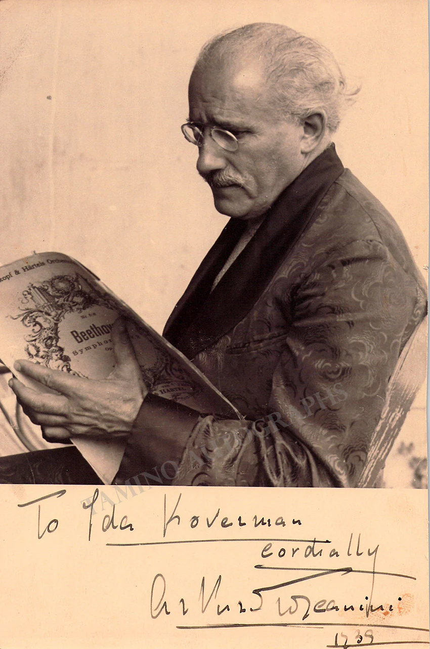 Toscanini, Arturo - Various Autographs - Image 17