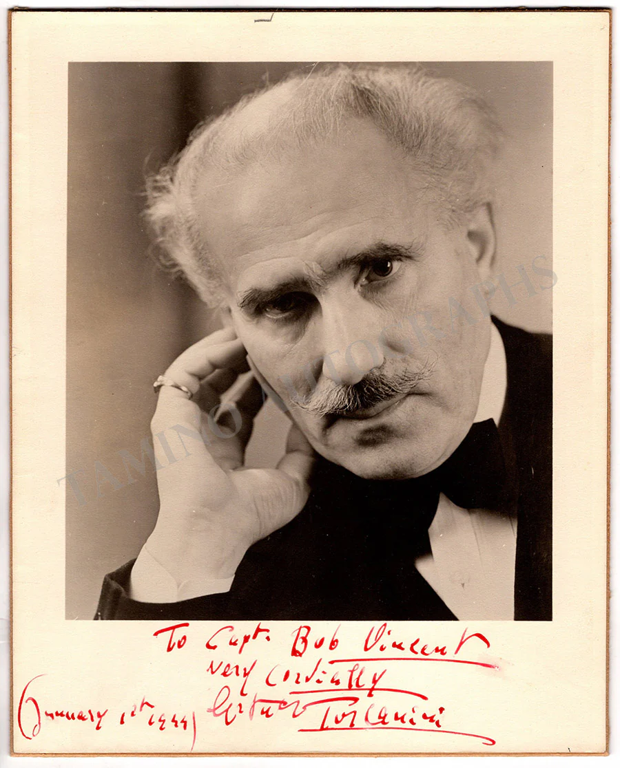 Toscanini, Arturo - Various Autographs - Image 9