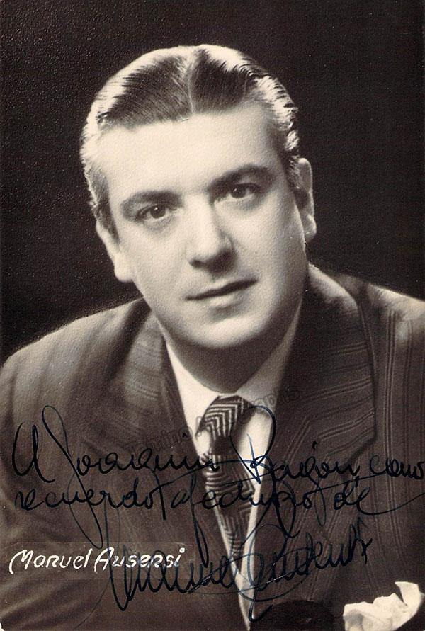 AUSENSI, Manuel (Various Autographs) - Image 2
