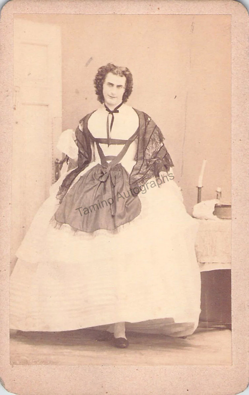 Austrian and German Theater Actor CDV Lot 1860s - Image 13