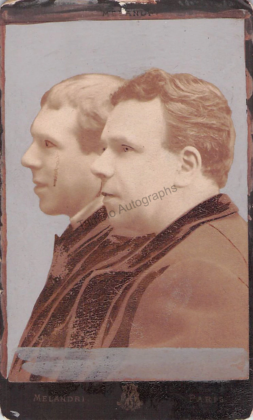 Austrian and German Theater Actor CDV Lot 1860s - Image 22