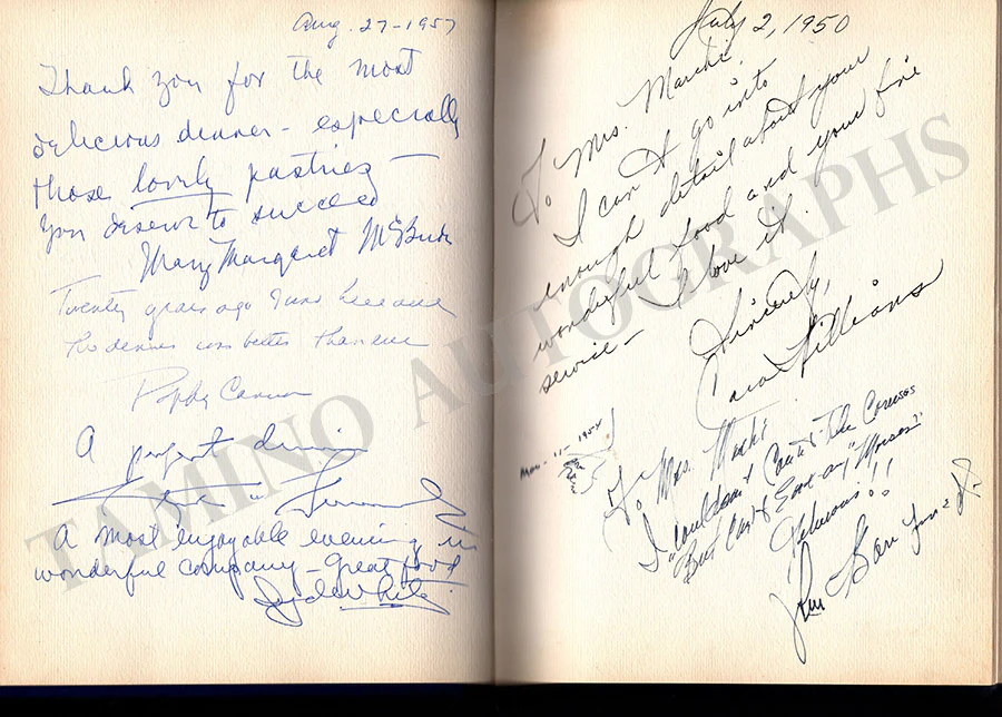 Autographs Book - Set of 2 Volumes - Image 101