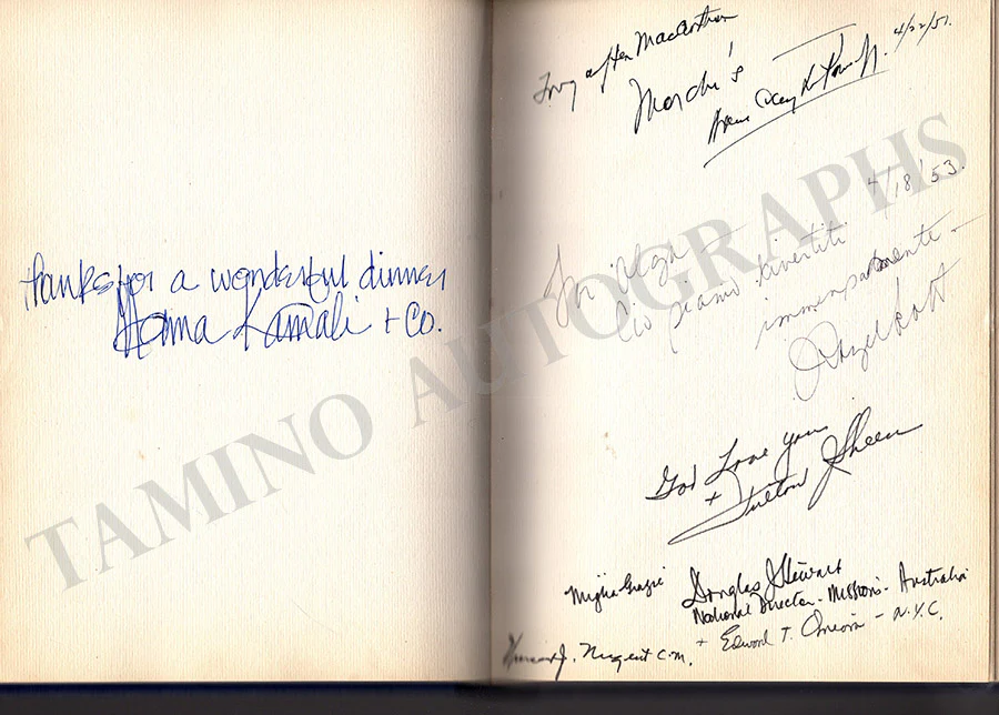Autographs Book - Set of 2 Volumes - Image 110