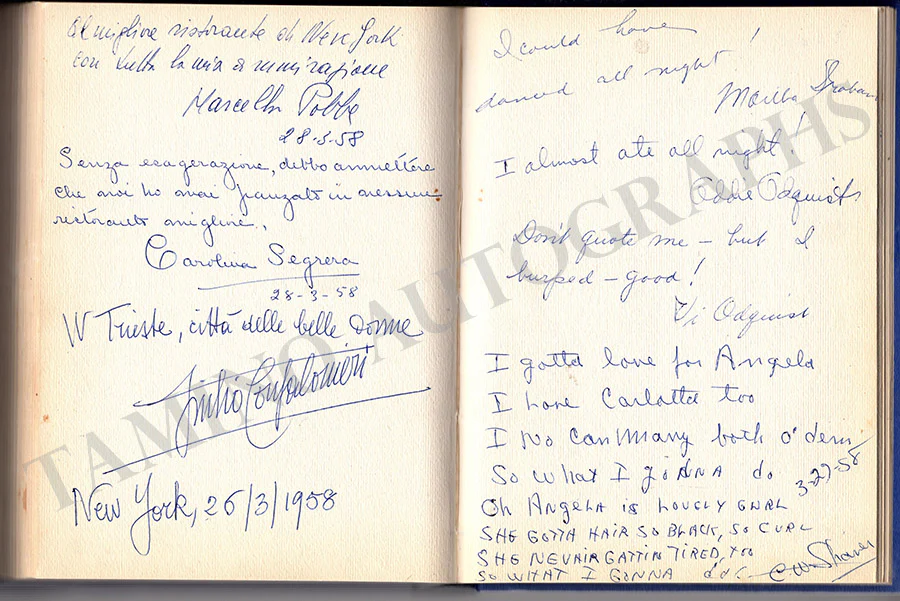 Autographs Book - Set of 2 Volumes - Image 155
