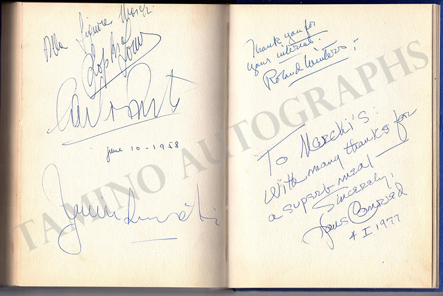 Autographs Book - Set of 2 Volumes - Image 163