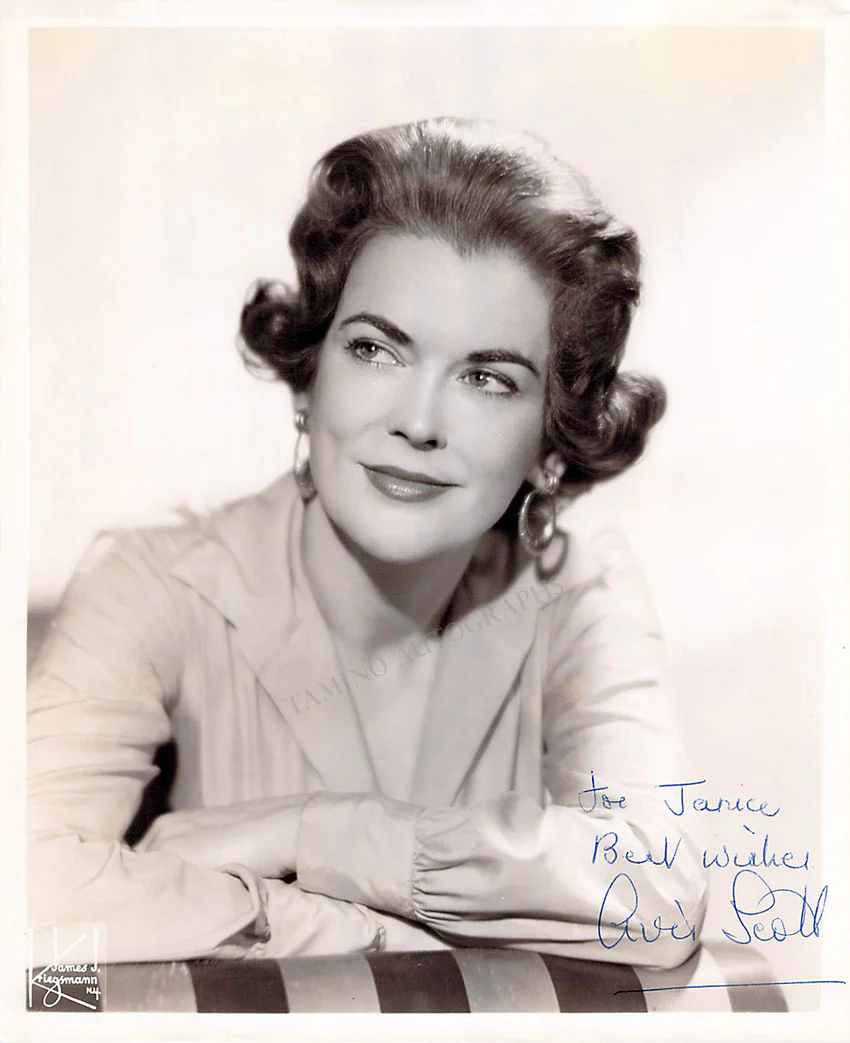 Scott, Avis - Signed Photograph