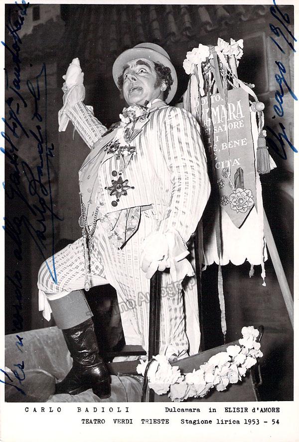 BADIOLI, Carlo (Various Autographs) - Image 3