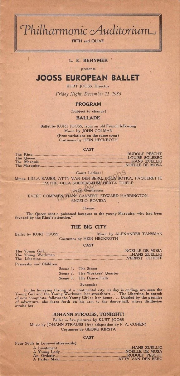 Ballet & Dance - Playbills and Programs Lot - Image 11