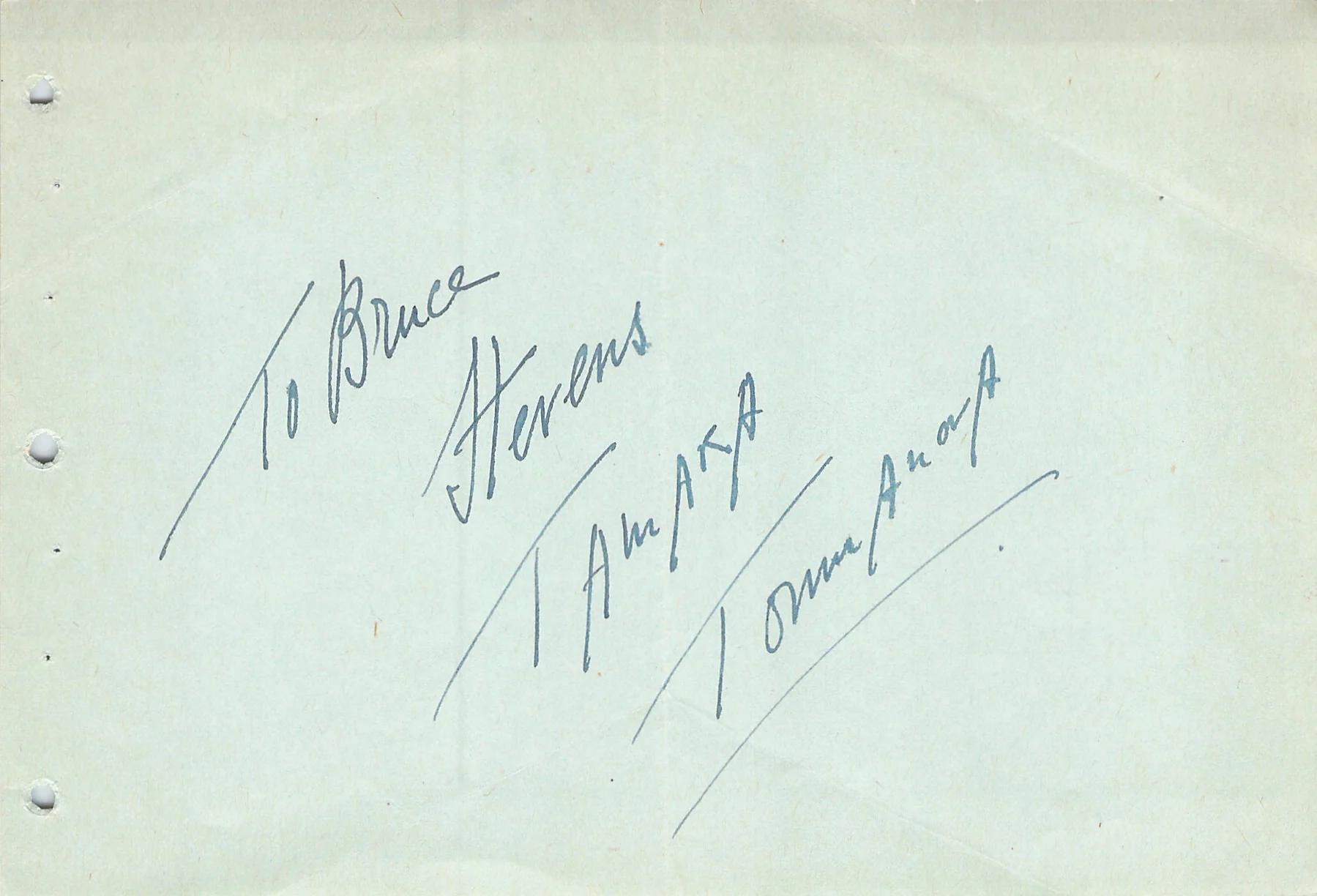 Ballet Dancers - Collection of 140+ Signed Album Pages - Image 124