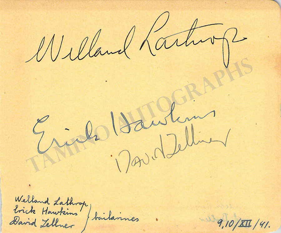 Ballet Dancers - Collection of 12 Signed Album Pages - Image 12