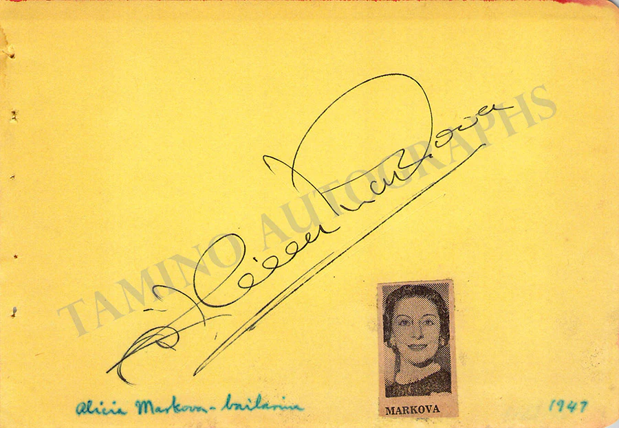 Ballet Dancers - Collection of 12 Signed Album Pages - Image 2